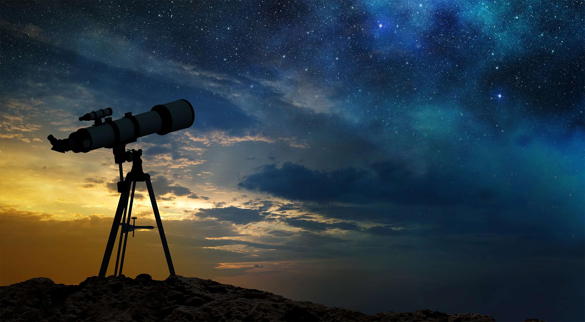 Звездное небо в телескоп