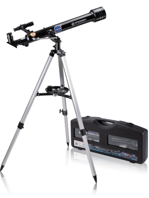 BRESSER Arcturus Nasa 60/700 Refraktor Teleskoop AZ + Kohver